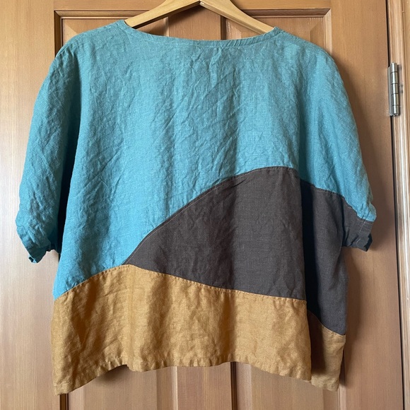 Thread and Sprout linen Nature top - Picture 2 of 4